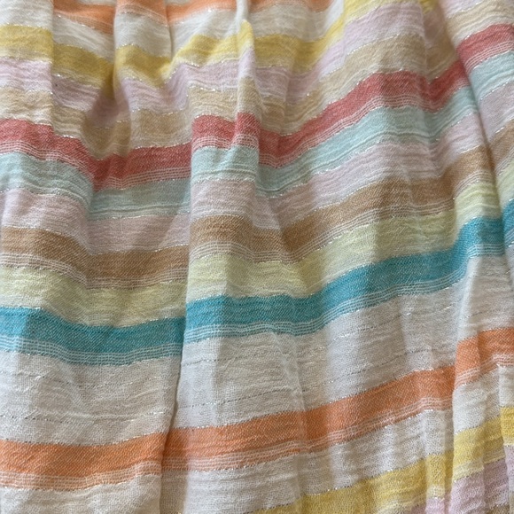 🌈 Lovers + Friends Spring Rainbow Pastel Striped Dress - Picture 3 of 8